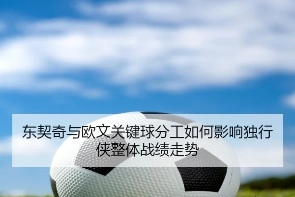 东契奇与欧文关键球分工如何影响独行侠整体战绩走势